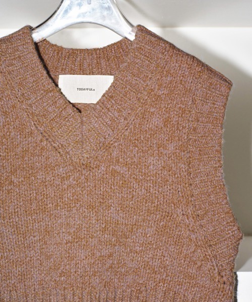 トップス todayful Melange Knit Vest TODAYFUL ベスト ジレ Melange Knit Vest レディース : ZOZOTOWN Yahoo