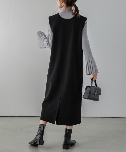 ジャンパースカート Vネックジャンパースカート | La-gemme | 09