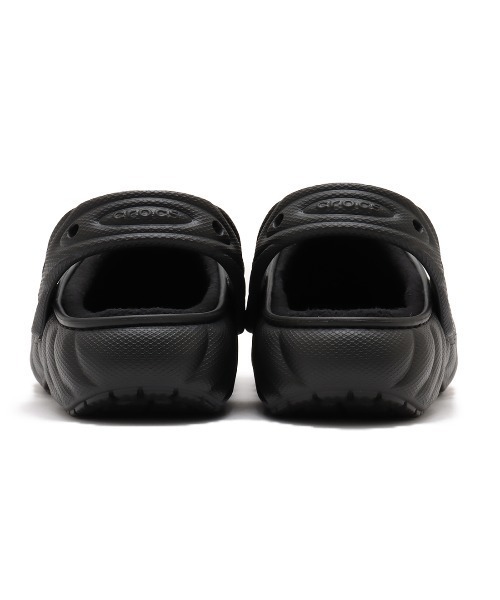 [CROCS] サンダル CLASSIC LINED OVERPUFF CLOG ブラック Classic Lined Overpuff Clog - Crocs