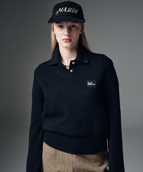 Mardi Mercredi キャップ 帽子 CAP MARDI LOGO ROPE レディース