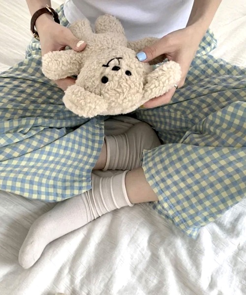 ワイドパンツ パンツ 「 ammy. / エイミードット 」 チェック柄