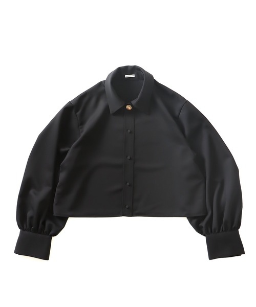 ブラウス シャツ cropped boxy shirt(クロップド丈ボクシーシャツ) レディース