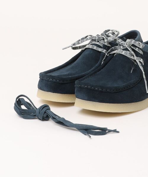 Clarks デッキシューズ 24センチ CLARKS: レザー ワラビー 24FW（モカシン/デッキシューズ