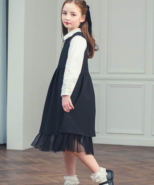 DRESCCO（ドレスコ） ワンピース シャドウフリルブラックワンピース