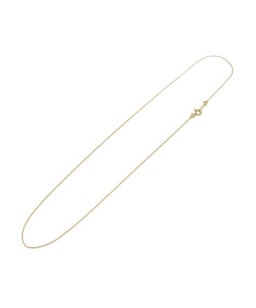ネックレス R18K チェーンネックレス あずきS K18YG 45cm/18金イエローゴールド メンズ レディース メンズ レディースの画像