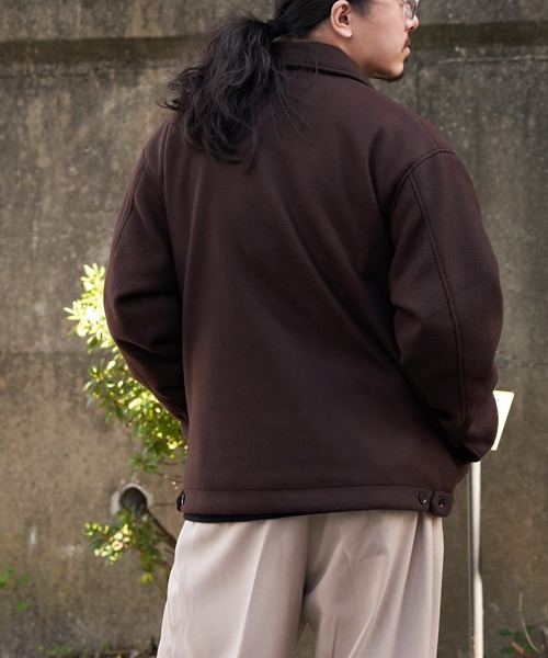 NO NEED（ノーニード） ブルゾン アウター フェイクメルトンブルゾン