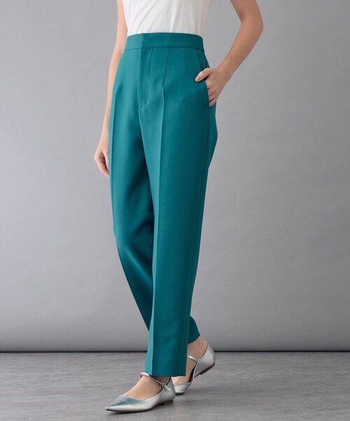 ANAYI（アナイ） パンツ ストレッチウールテーパードパンツ レディース