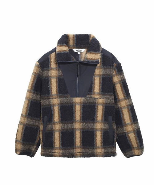 AIGLE（エーグル） ブルゾン アウター 裾ドロストコード ハイネック