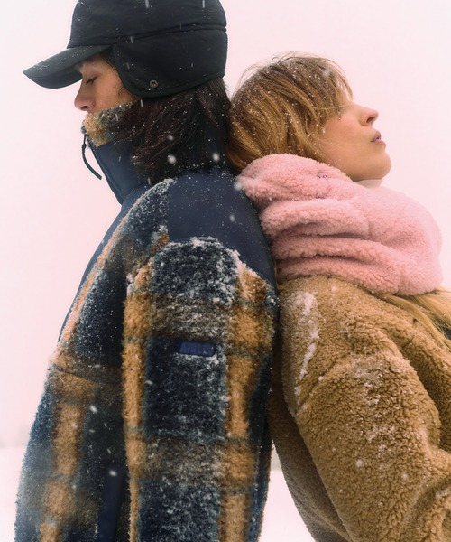 AIGLE（エーグル） ブルゾン アウター 裾ドロストコード ハイネック