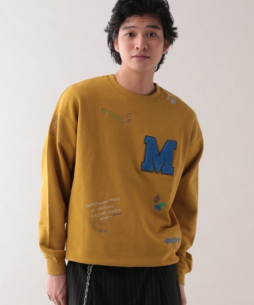 RAGEBLUE（レイジブルー） トレーナー スウェット サガラ刺繍/ワッペン