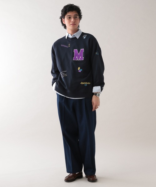 RAGEBLUE（レイジブルー） トレーナー スウェット サガラ刺繍/ワッペン