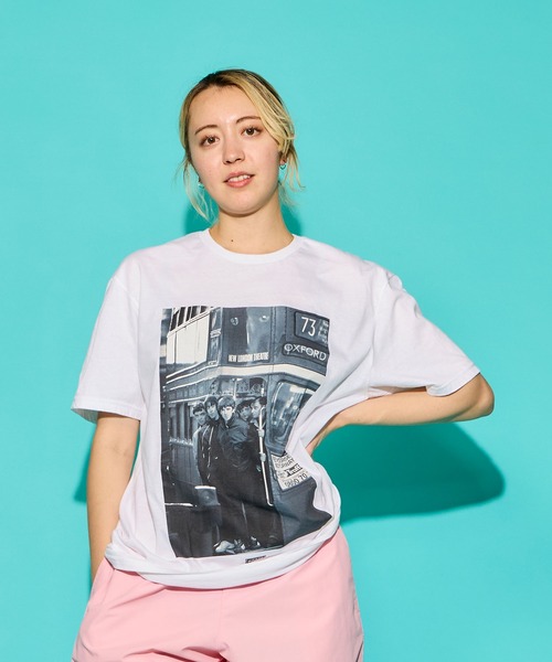 MUSIC TEE tシャツ OASIS “LONDON BUS PHOTO” - オアシス