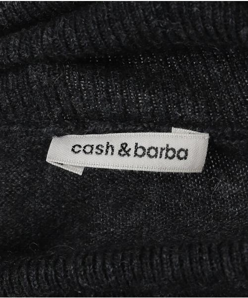 タートルネック ニット セーター cash＆barba/キャッシュ＆バルバ
