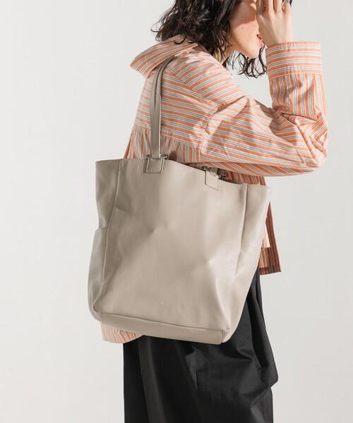 新品 Beaure ビュレ 本革 ダブルハンドル 2WAYトートバッグ ベージュ FREAK'S STORE トートバッグ BEAURE × STORE/ビュレ 別注 ダブル