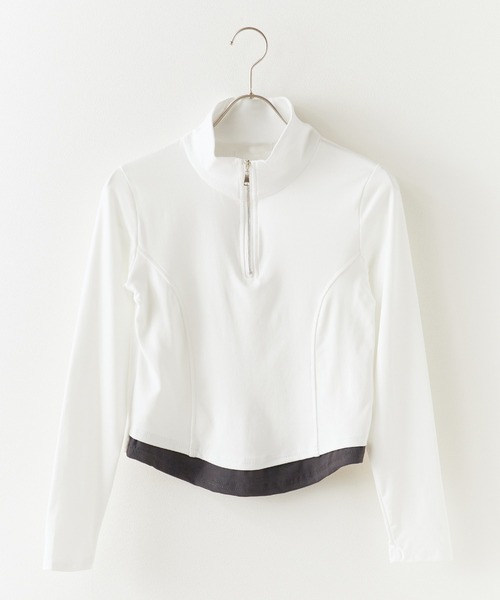 Chick tシャツ Tight Silhouette Half Zip Tos / タイトシルエット