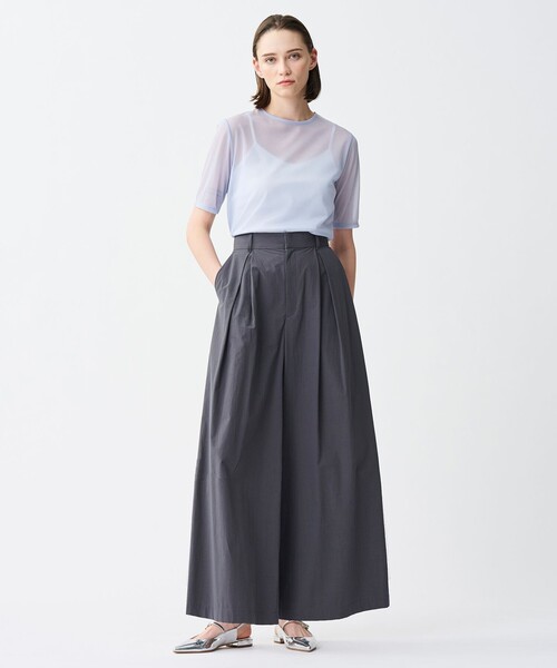 uncrave パンツ カラータイプライター ワイドパンツ レディース