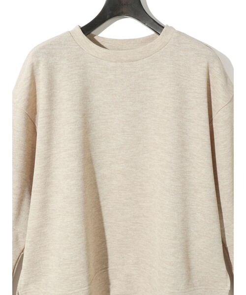 MIDIUMISOLID tシャツ for Ladies タックスリーブワイドプル