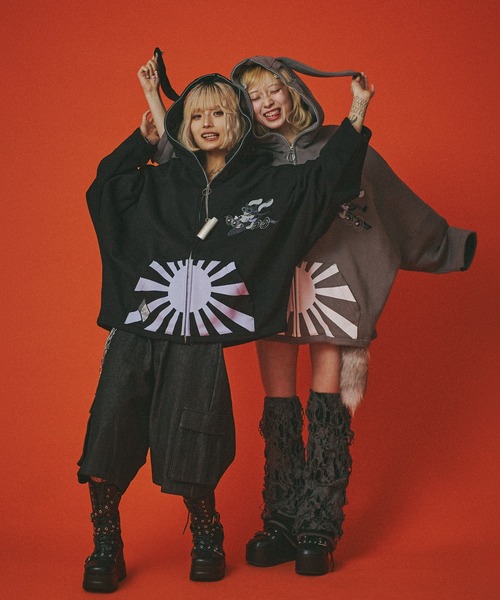 GALFY パーカー 「GALFY/ガルフィー」反戦パーカー レディース