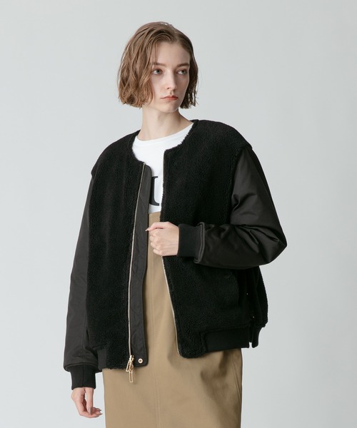 「allureville」 ブルゾン 2 ベージュ レディース_画像3