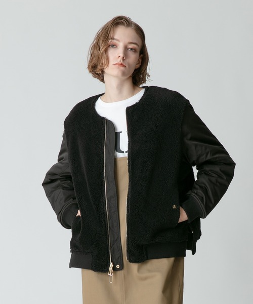 「allureville」 ブルゾン 2 ベージュ レディース_画像7