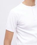 ヘンリーネック tシャツ メンズ レディースの詳細画像5