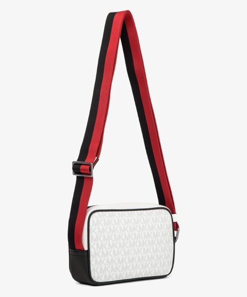 MICHAEL KORS ショルダーバッグ RIVINGTON ストライプ カメラ