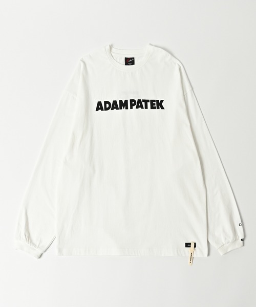 tシャツ 「ADAMPATEK/アダムパテック」basic logo long sleeve T/ロゴロングスリーブTシャツ レディース メンズ ADAM PATEK tシャツ 「ADAMPATEK/アダムパテック」basic logo