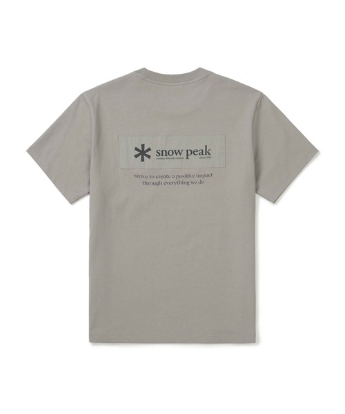 SNOWPEAK■Aerocool pocket short sleeve ■送料込 snow peak tシャツ Aerocool W Patch Short Sleeve T メンズ