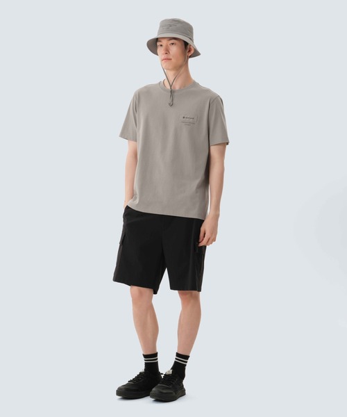 SNOWPEAK■Aerocool Woven Patch Short Sleeve■送料込 snow peak tシャツ Aerocool W Patch Short Sleeve T メンズ