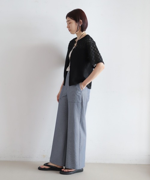 NOMBRE IMPAIR（ノンブルアンペール） ワイドパンツ パンツ TRシア