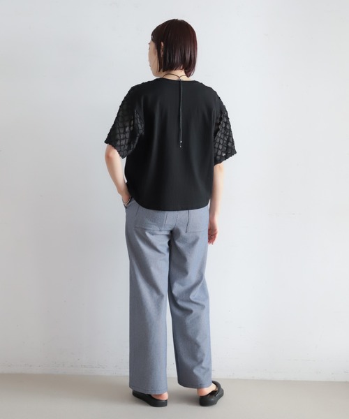 NOMBRE IMPAIR（ノンブルアンペール） ワイドパンツ パンツ TRシア