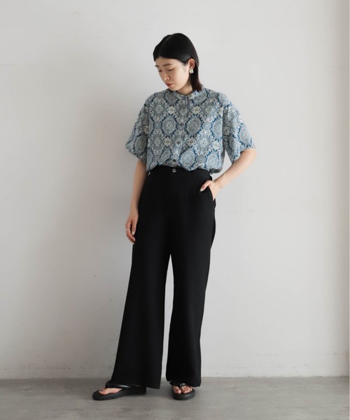 NOMBRE IMPAIR（ノンブルアンペール） ワイドパンツ パンツ TRシア