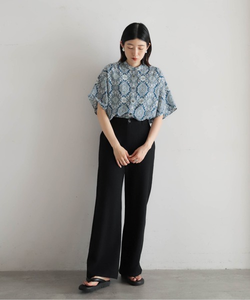 NOMBRE IMPAIR（ノンブルアンペール） ワイドパンツ パンツ TRシア