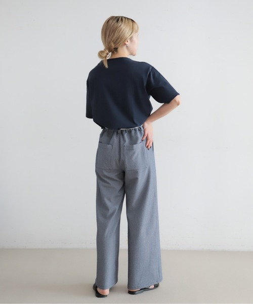 NOMBRE IMPAIR（ノンブルアンペール） ワイドパンツ パンツ TRシア
