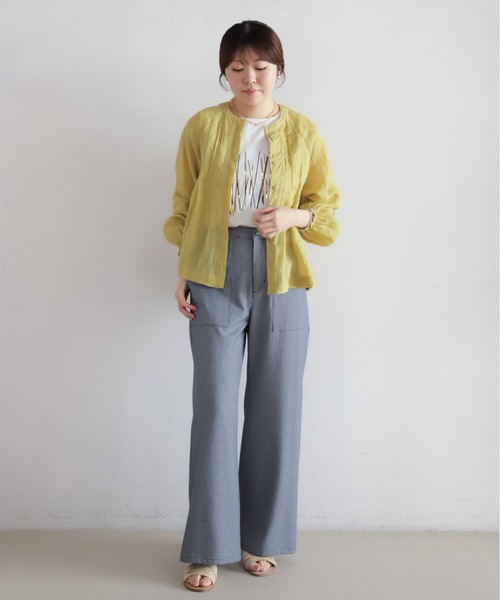 NOMBRE IMPAIR（ノンブルアンペール） ワイドパンツ パンツ TRシア
