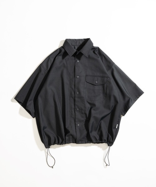 Snap-on ワークシャツ Lサイズ チャコール WETTEMPT シャツ CURVE STITCH SNAP WORK SHIRT /カーブステッチ