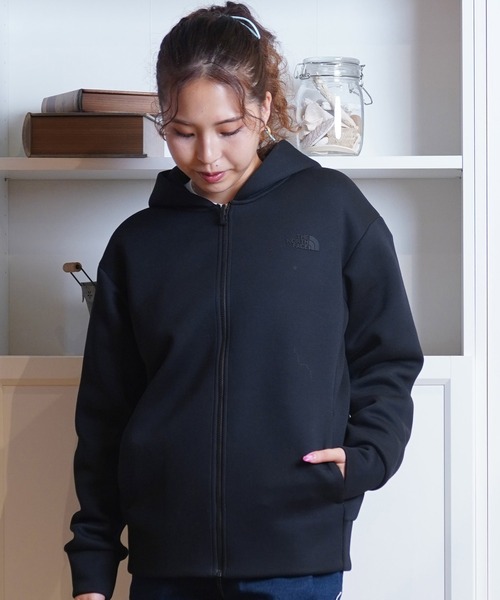 「THE NORTH FACE」 ジップアップパーカー S グレー レディース