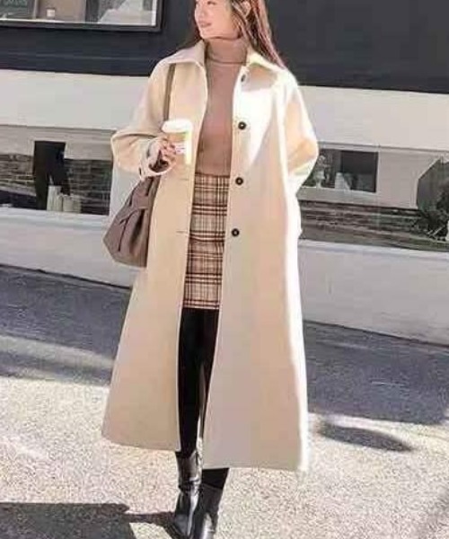 「DIAVEL」 チェスターコート M アイボリー レディース_画像7