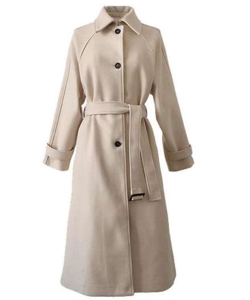 「DIAVEL」 チェスターコート M アイボリー レディース_画像8