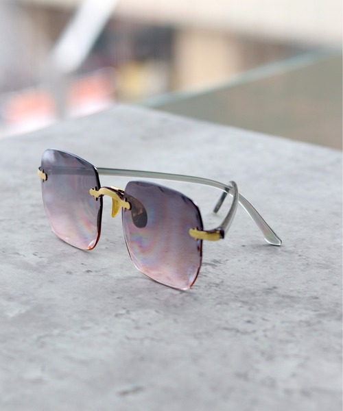 ALMO サングラス レディースリムレスサングラス(BDS) レディース