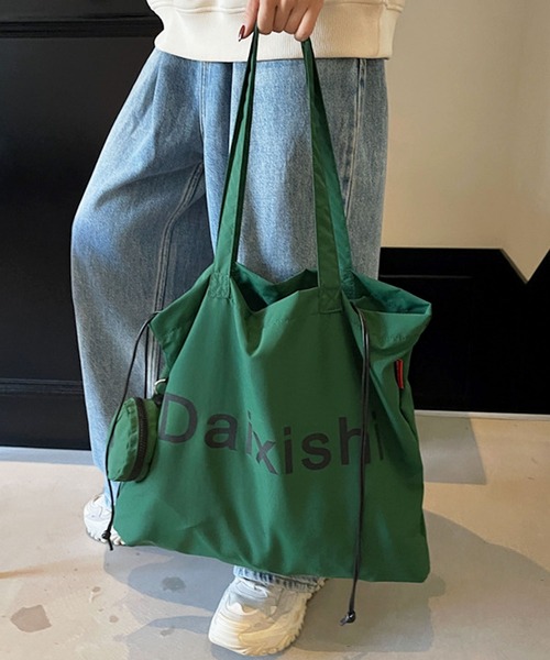 florist トートバッグ 「ポーチ付・A4収納可」ビッグロゴ