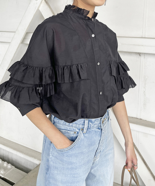 Spick＆Span 「Spick & Span」 長袖ブラウス FREE ベージュ