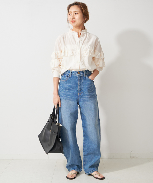 「Spick & Span」 長袖ブラウス FREE ベージュ レディース Spick＆Span 「Spick & Span」 長袖ブラウス FREE ベージュ