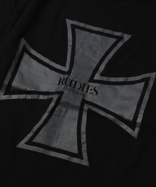 「RUDIE'S」 半袖Tシャツ X-LARGE ダークグレー メンズ