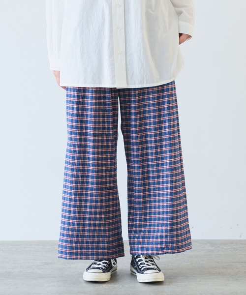 bulle de savon mini チェック パンツ bulle de savon（ビュルデサボン） パンツ mini CHECK パンツ