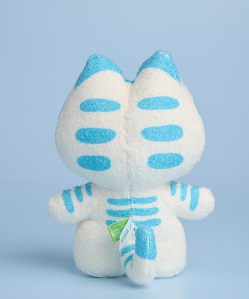 新品　11ぴきのねこ　とことこくらぶ　ブルー　猫　ネコ　ぬいぐるみ 11ぴきのねこ ぬいぐるみ とことこくらぶ ブルー | 絵本ナビ | グッズ