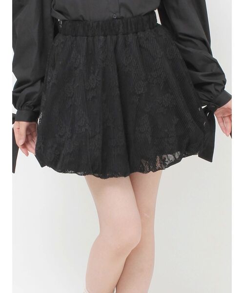 merry jenny（メリージェニー） スカート レースバルーンミニスカート