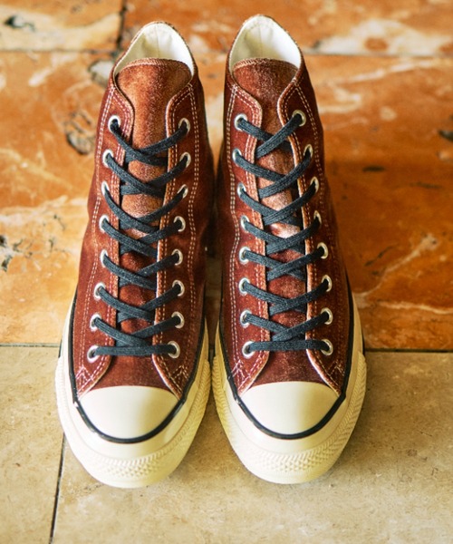 CONVERSE（コンバース） ハイカットスニーカー 5h ブラウン メンズ