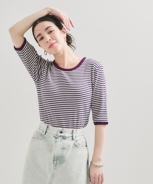 Healthknit×UR　ボーダーカットソー　期間限定出品 Healthknit（ヘルスニット） tシャツ 「Healthknit/ヘルスニット」別注