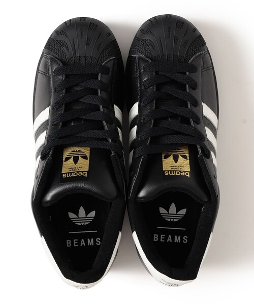 BEAMS 別注 adidas SUPERSTAR Ⅱ BLACK 27cm adidas スニーカー 「別注」adidas / SUPERSTAR II BLACK メンズ